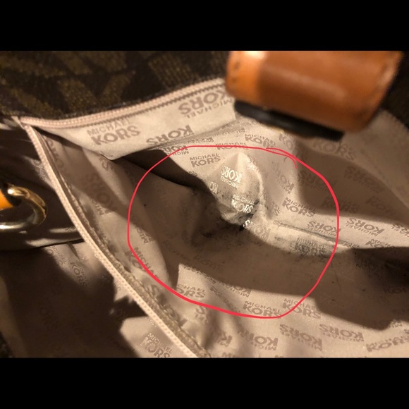 🛑SOLD Auth Michael Kors Hamilton bag - Picture 8 of 8